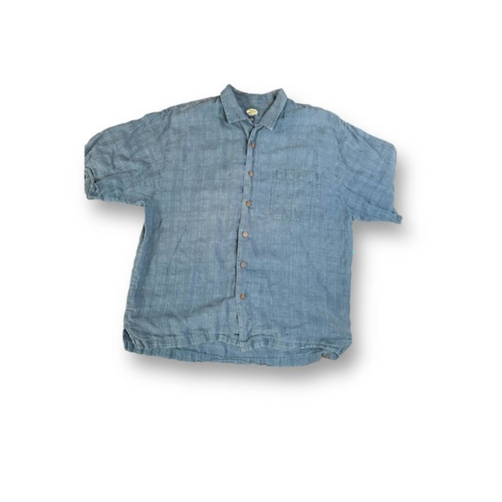 Vintage‎ Tommy Bahama 100% Linen Shirt Size XL